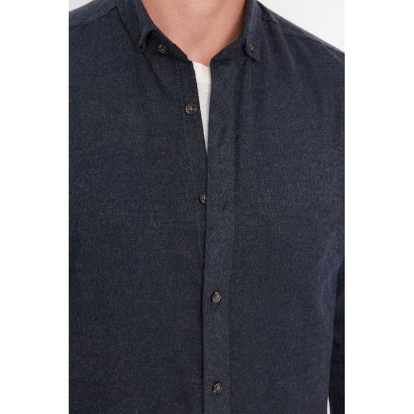 NWT Trendyol Men Slim Button placket Woven Shirt - Picture 5 of 9